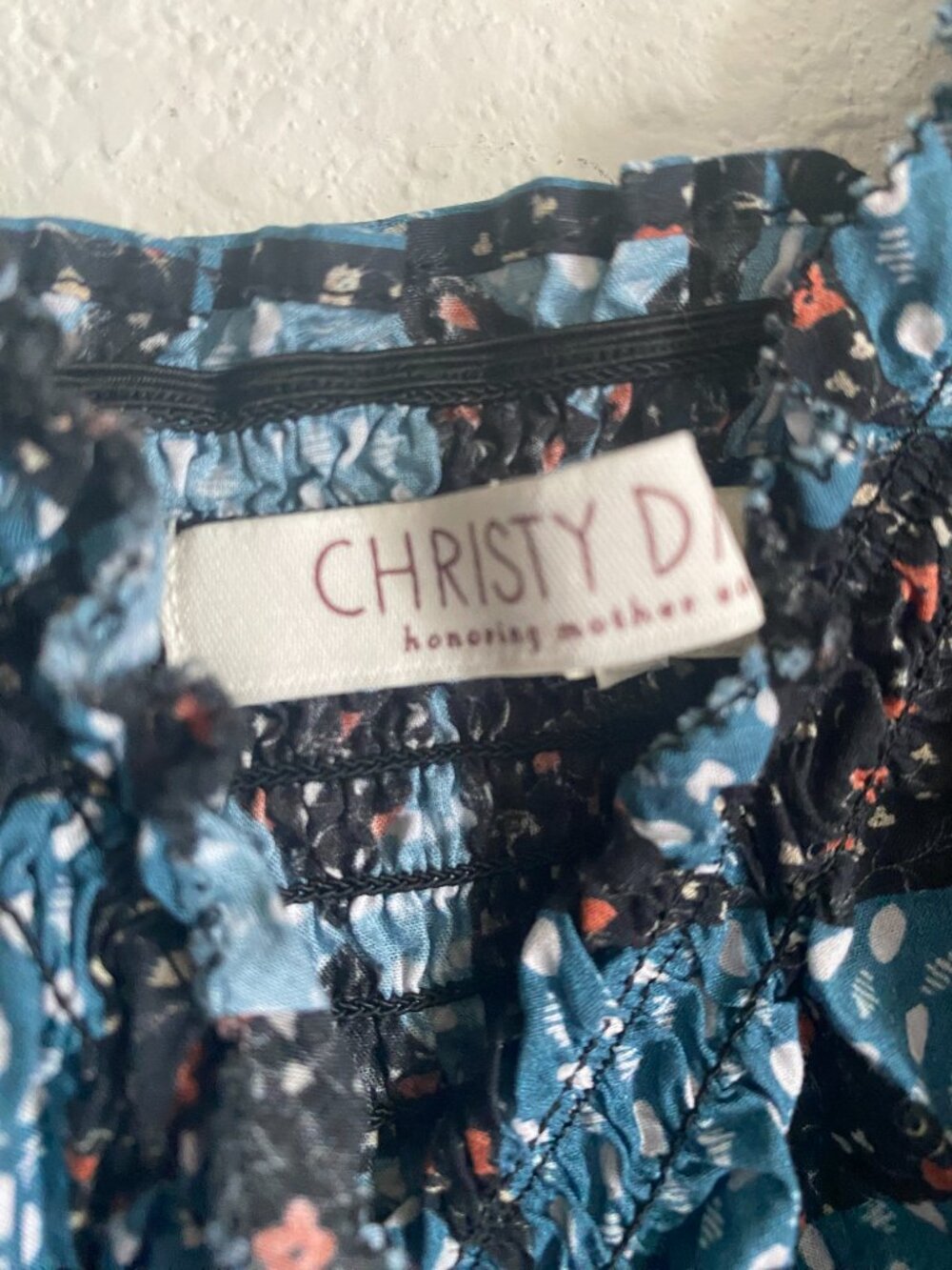 Christy Dawn The Monroe Dress: Boho, Garden core, Organic Cotton - Picture 4 of 13